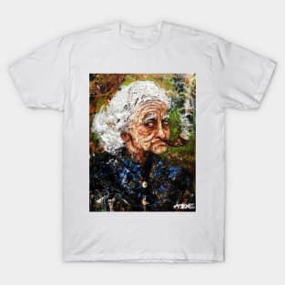 The smoking granny T-Shirt